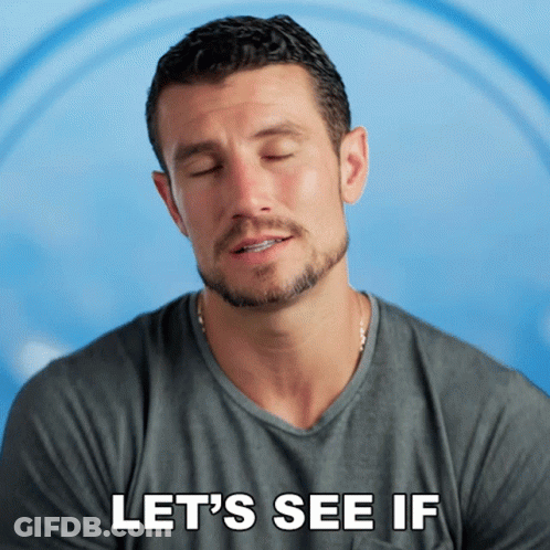 Man With Eyes Closed Let's See If GIF