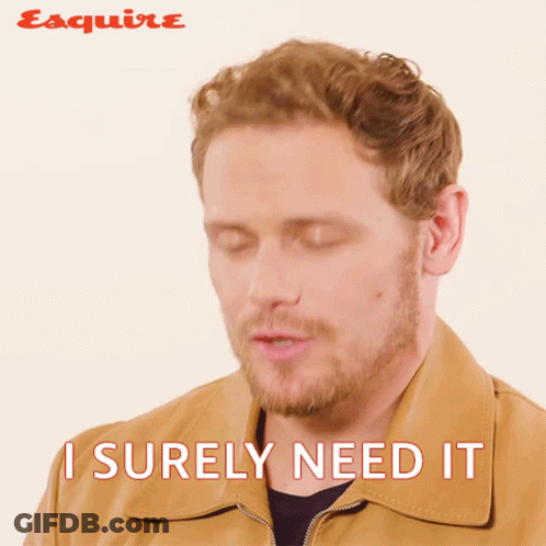 Man With Eyes Closed Saying I Surely Need It GIF