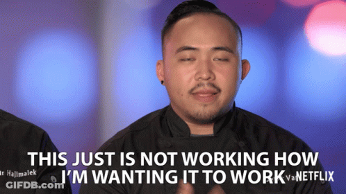 Man With Eyes Closed Says This Just Is Not Working How I Wanting It To Work Vs Netflix GIF