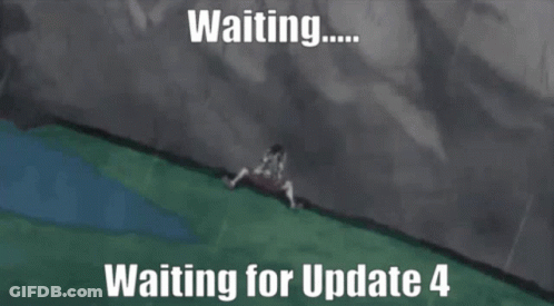 Man With Eyes Closed Waiting For Update 4 GIF