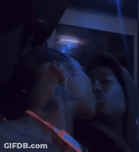 Man With Face Tattoo Sitting In Car Ur Not Gonna Unban Me Bitch GIF