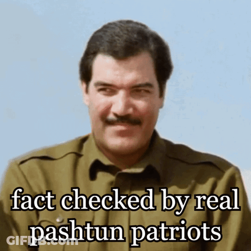 Man With Fact Checked By Real Pashtun Patriots Below GIF
