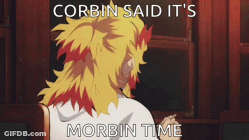 Man With Fire Hair Corbin Said It's Morbin Time GIF
