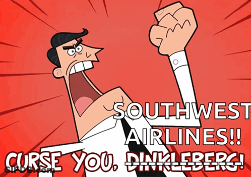 Man With Fist In Air Cursing Dinkleberg GIF