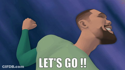 Man With Fist In The Air Lets Go GIF