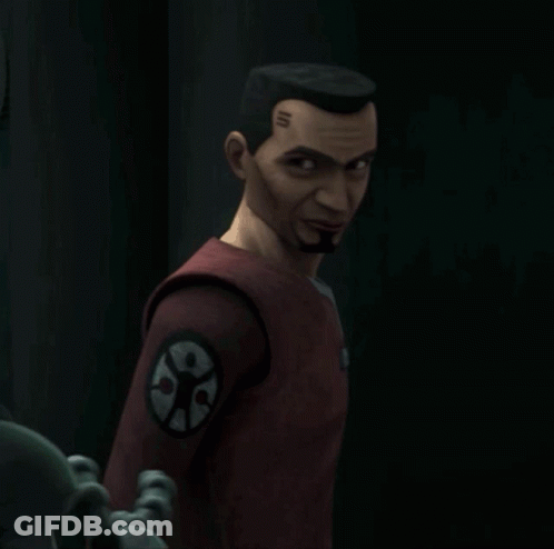 Man With Forehead Tattoo In Red Jacket GIF