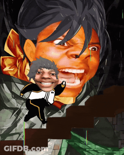 Man With Funny Face GIF