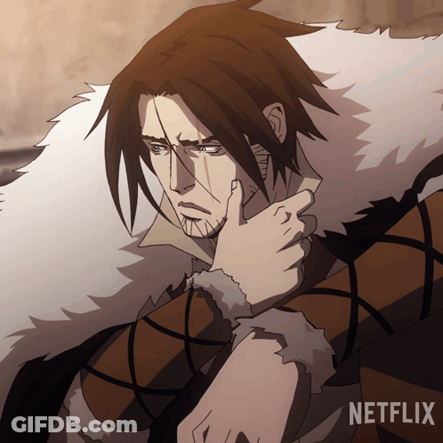 Man With Fur Collar Netflix GIF