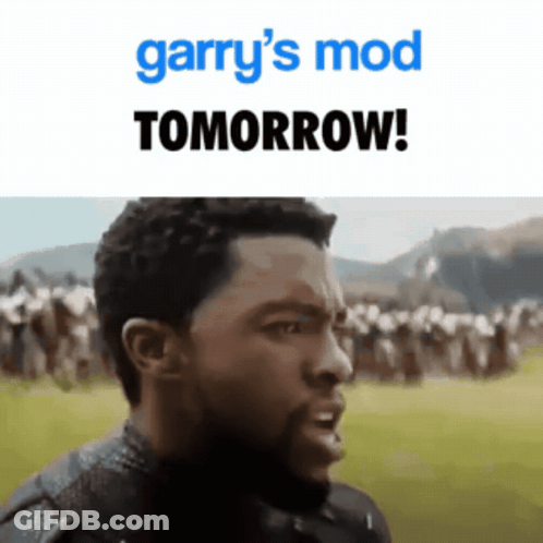 Man With Garry's Mod Tomorrow GIF