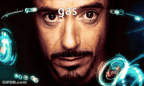 Man With Gas On Forehead GIF