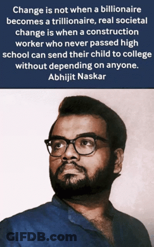 Man With Glasses Abhijit Naskar Quote GIF
