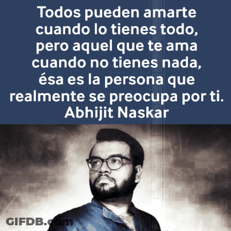 Man With Glasses Abhijit Naskar Quote GIF
