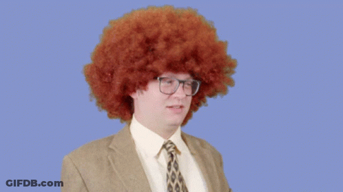 Man With Glasses And Afro Saying I'm Lost GIF