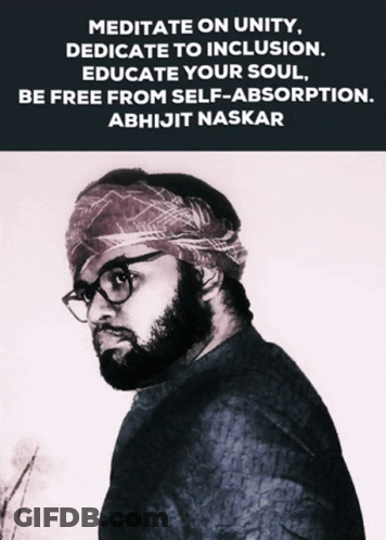 Man With Glasses And Bandana GIF