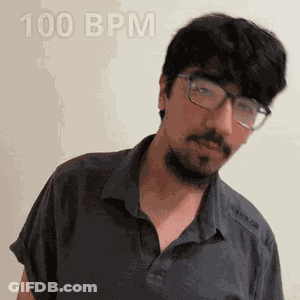 Man With Glasses And Beard 100 Bpm GIF