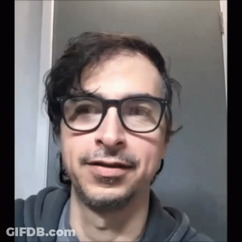 Man With Glasses And Beard GIF
