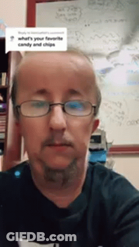 Man With Glasses And Beard At Whiteboard GIF