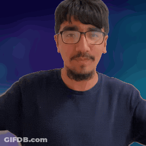 Man With Glasses And Beard Covering Ears GIF
