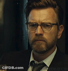 Man With Glasses And Beard Drinking Whiskey GIF