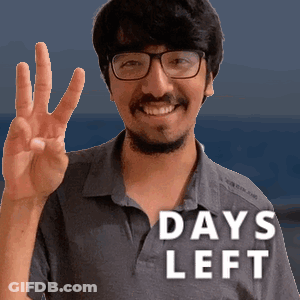 Man With Glasses And Beard Giving Peace Sign GIF