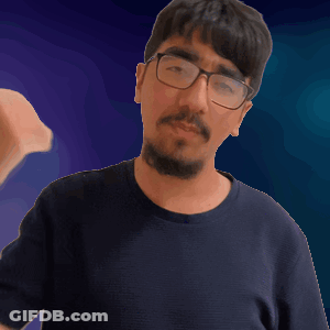 Man With Glasses And Beard Giving Thumbs Up GIF