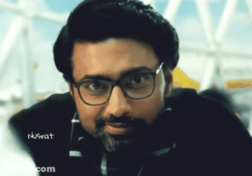 Man With Glasses And Beard Nusrat GIF