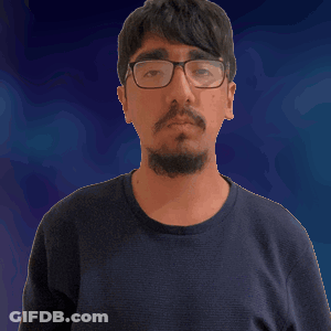 Man With Glasses And Beard Pointing GIF