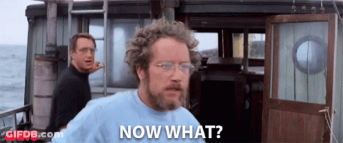 Man With Glasses And Beard Saying Now What GIF
