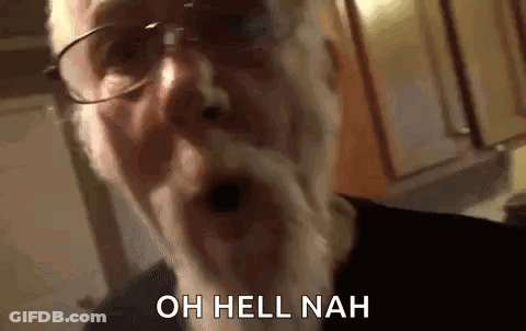 Man With Glasses And Beard Screaming GIF