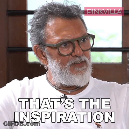 Man With Glasses And Beard That's Inspiration GIF