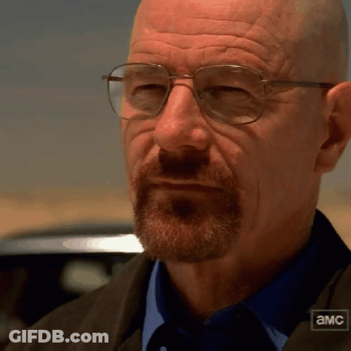 Man With Glasses And Beard Wearing A.M.C. Advertisement GIF