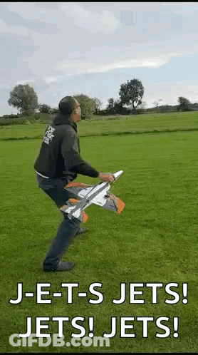 Man With Glasses And Beard Wearing Well Butter My Bun Jacket GIF