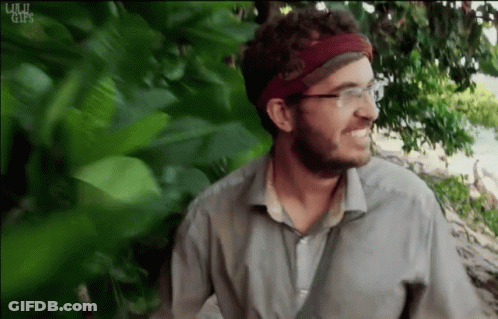 Man With Glasses And Buff Headband GIF
