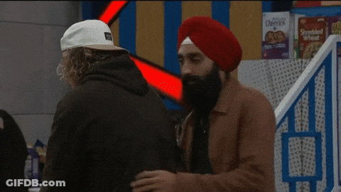 Man With Glasses And Buff Headband GIF