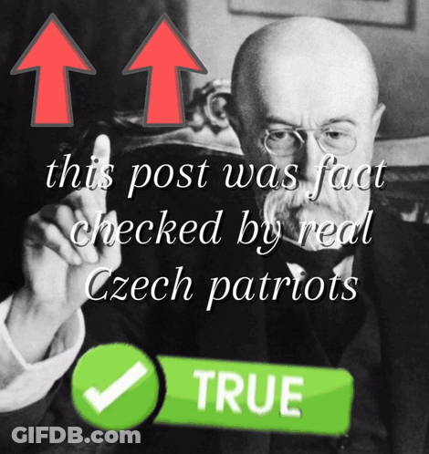 Man With Glasses And Green Check Mark True GIF