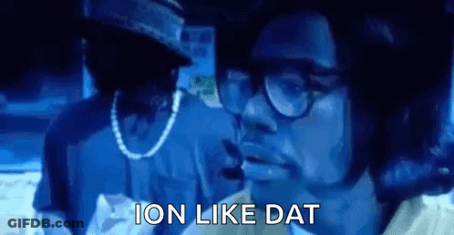 Man With Glasses And Hat Beside Another Man GIF