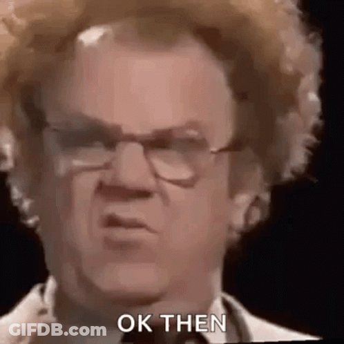 Man With Glasses And Hat Funny Face Ok Then GIF