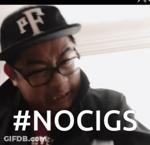 Man With Glasses And Hat #Nocigs GIF