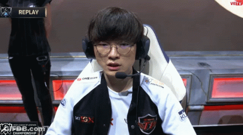 Man With Glasses And Headphones At Screen Saying Replay GIF
