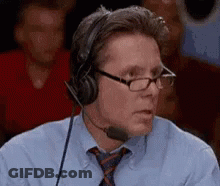 Man With Glasses And Headphones GIF