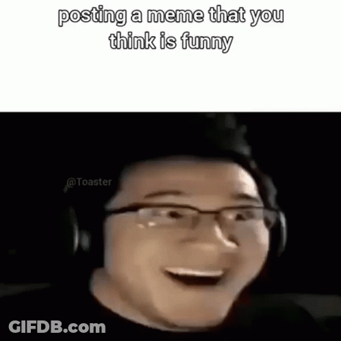 Man With Glasses And Headphones Making Funny Face GIF