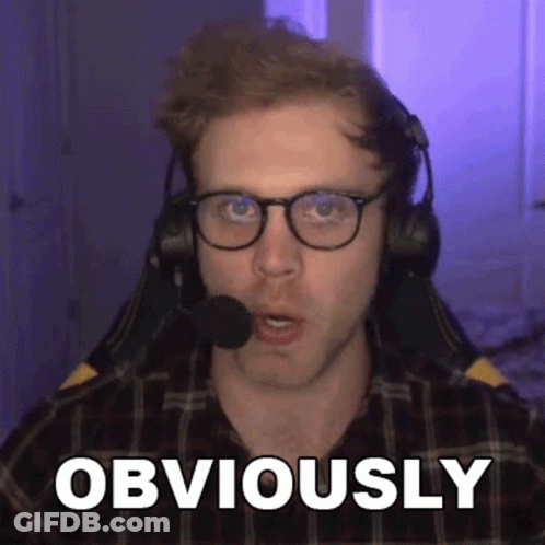 Man With Glasses And Headphones Making Obvious Face GIF