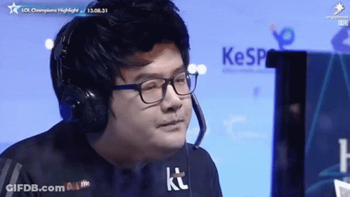 Man With Glasses And Headphones Playing Video Game GIF