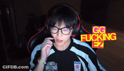Man With Glasses And Headphones Saying Go Fucking Ez GIF