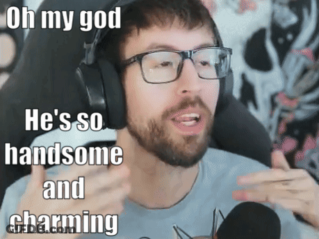Man With Glasses And Headphones Saying Oh My God GIF