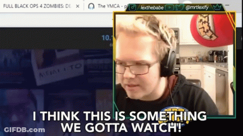 Man With Glasses And Headphones Says I Think This Is Something We Gotta Watch GIF