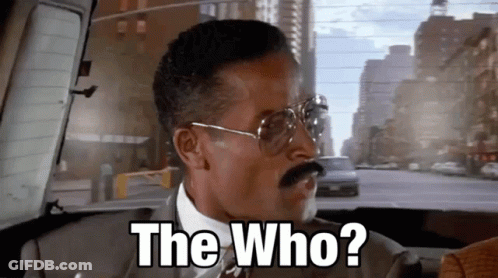 Man With Glasses And Mustache Asking The Who GIF