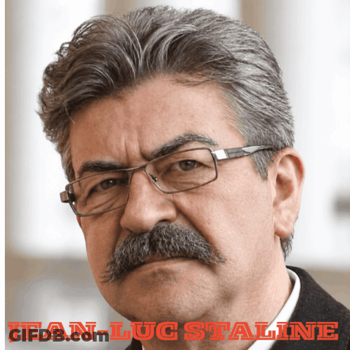 Man With Glasses And Mustache Jean-Luc Staline GIF