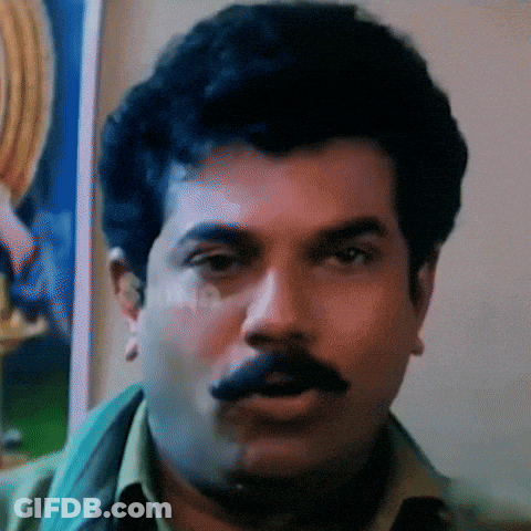 Man With Glasses And Mustache Says Don't Believe Him GIF