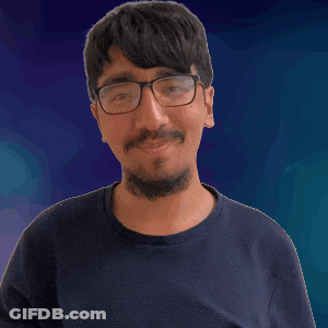 Man With Glasses And Mustache Shushing GIF
